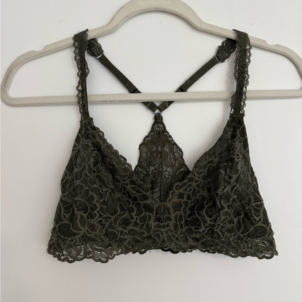 Xhilaration Green Lace Bra Intimates